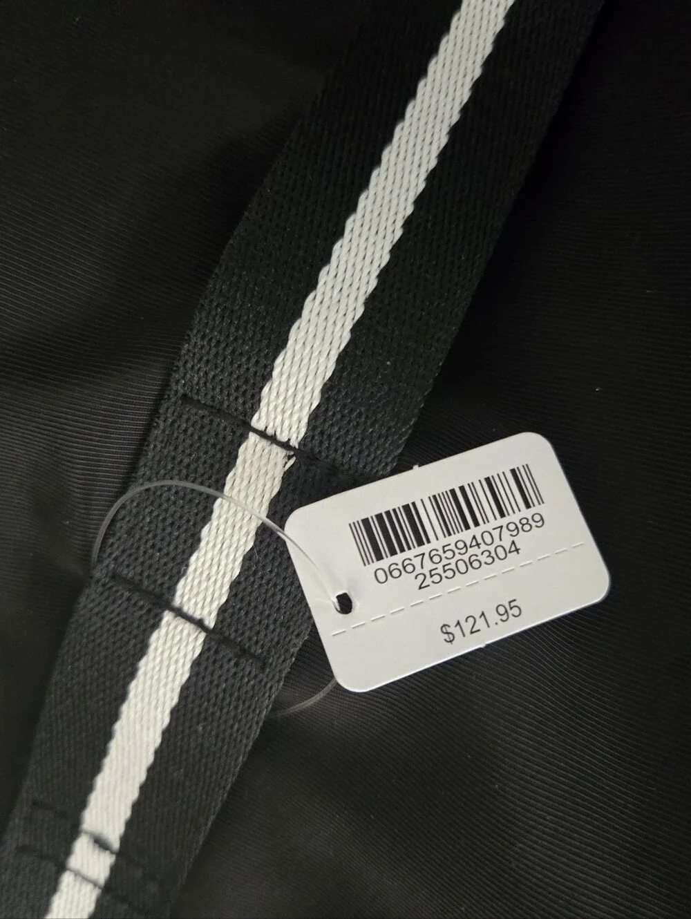 NWT Black Duffel Bag